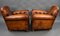 Antique Leather Club Chairs, 1920s, Set of 2 5