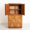 British Art Deco Linen Press Cabinet in Figured Walnut, 1930 2