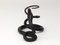 Österreichische Schlangenskulptur aus handgeschmiedetem Eisen im Stil von Edgar Brandt, 1920er 12