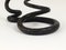 Austrian Snake Sculpture in Hand Forged Iron in the style of Edgar Brandt, 1920s 3