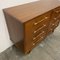 Vintage Chest of Drawers in Teak & Brass 9