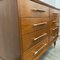 Vintage Chest of Drawers in Teak & Brass 7