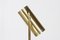 Vintage Danish Brass Thrombone Floor Lamp by Jo Hammerborg for Fog & Mørup, 1970s 4