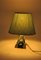 Table Lamp with Lampshade in Green Crystal from Val Saint Lambert, Image 7