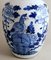 Chinese Porcelain Ginger Jar with Lid Cobalt Blue Decorations, 1862, Image 6