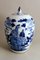 Chinese Porcelain Ginger Jar with Lid Cobalt Blue Decorations, 1862 2