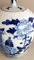 Chinese Porcelain Ginger Jar with Lid Cobalt Blue Decorations, 1862 5