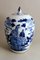 Chinese Porcelain Ginger Jar with Lid Cobalt Blue Decorations, 1862, Image 3