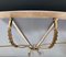 Vintage Italian Wall Mounted Console Table in Brass, 1950s, Image 10