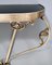 Vintage Italian Wall Mounted Console Table in Brass, 1950s 11