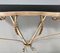 Vintage Italian Wall Mounted Console Table in Brass, 1950s, Image 9