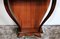 Art Deco Console Table with Green Glass Top, 1950 12