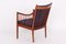 Danish PP-105 Armchair in Mahogany by Hans J. Wenger for PP Møbler, 1980s, Image 6