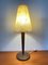 Vintage Dutch Table Lamp in Fiberglass and Wood from Philips 9