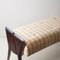 Bench in Walnut with Velvet Seat in the style of Ico Parisi, 1950s, Image 6