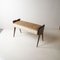Bench in Walnut with Velvet Seat in the style of Ico Parisi, 1950s, Image 2