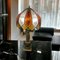 Bronze Table Lamp with Resin Tiffany Shade, 1960s, Image 2