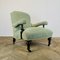 Antique English Open Arm Library Chair, 1880s 2