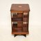 Antique Edwardian Inlaid Mahogany Revolving Bookcase, 1890s 2