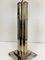 Large Skyscrape Style Table Lamp in Brass and Chrome, 1970s 8