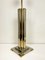 Large Skyscrape Style Table Lamp in Brass and Chrome, 1970s 2