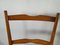 Vintage Dining Chairs in Beech & Woven Rope, 1950s, Set of 4 7