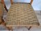 Vintage Dining Chairs in Beech & Woven Rope, 1950s, Set of 4 12