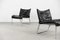 Mid-Century Scandinavian Modern Black Patchwork Leather Lounge Chairs from Ikea, 1980s, Set of 2 22