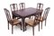 Antique Dining Table & Chairs, Western Europe, 1890s, Set of 7 1