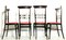 Dining Chairs from Chiavari, 1950s, Set of 4 2