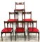 Italian Rosewood Dining Chairs, 1960s, Set of 6, Image 2