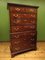 19th Century Mahogany Chest on Chest of Drawers 17