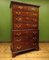 19th Century Mahogany Chest on Chest of Drawers 26