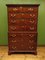 19th Century Mahogany Chest on Chest of Drawers 1