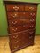 19th Century Mahogany Chest on Chest of Drawers, Image 25