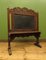 Chalkboard with Antique Carved Oak Latin Inscribed Frame 9