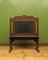 Chalkboard with Antique Carved Oak Latin Inscribed Frame, Image 2