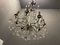 Großer italienischer Makkaroni Murano Glas Kronleuchter mit 8 Leuchten, 1960er 8