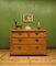 Antique Victorian Pine Chest of Drawers on Castors, Image 2