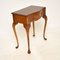 Vintage Burr Walnut Console / Side Table, 1930s, Image 3