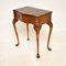 Vintage Burr Walnut Console / Side Table, 1930s, Image 4