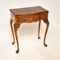 Vintage Burr Walnut Console / Side Table, 1930s 1