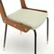 Esszimmerstühle aus Holz & Stoff von RB Rossana, 1960er, 6er Set 12