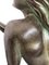 Spelter and Marble Seduction Lumineuse Sculpture Lamp with Lighted Glass Ball by Fayral for Max Le Verrier, 2022, Image 8