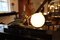 Spelter and Marble Seduction Lumineuse Sculpture Lamp with Lighted Glass Ball by Fayral for Max Le Verrier, 2022, Image 2