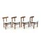 Velvet 193 Dining Chairs by Inger Klingenberg for France & Son, 1960s, Set of 4 3