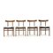 Velvet 193 Dining Chairs by Inger Klingenberg for France & Son, 1960s, Set of 4, Image 2