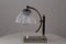 Lampe de Bureau Vintage en Verre Opalin, 1930s 9