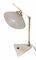 Lampe de Bureau Ajustable Vintage en Laiton, Verre et Marbre, 1950 1