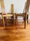 Vintage Brutalist Curved Oak Dining Chairs from Allmilmö, 1980s, Set of 4 3